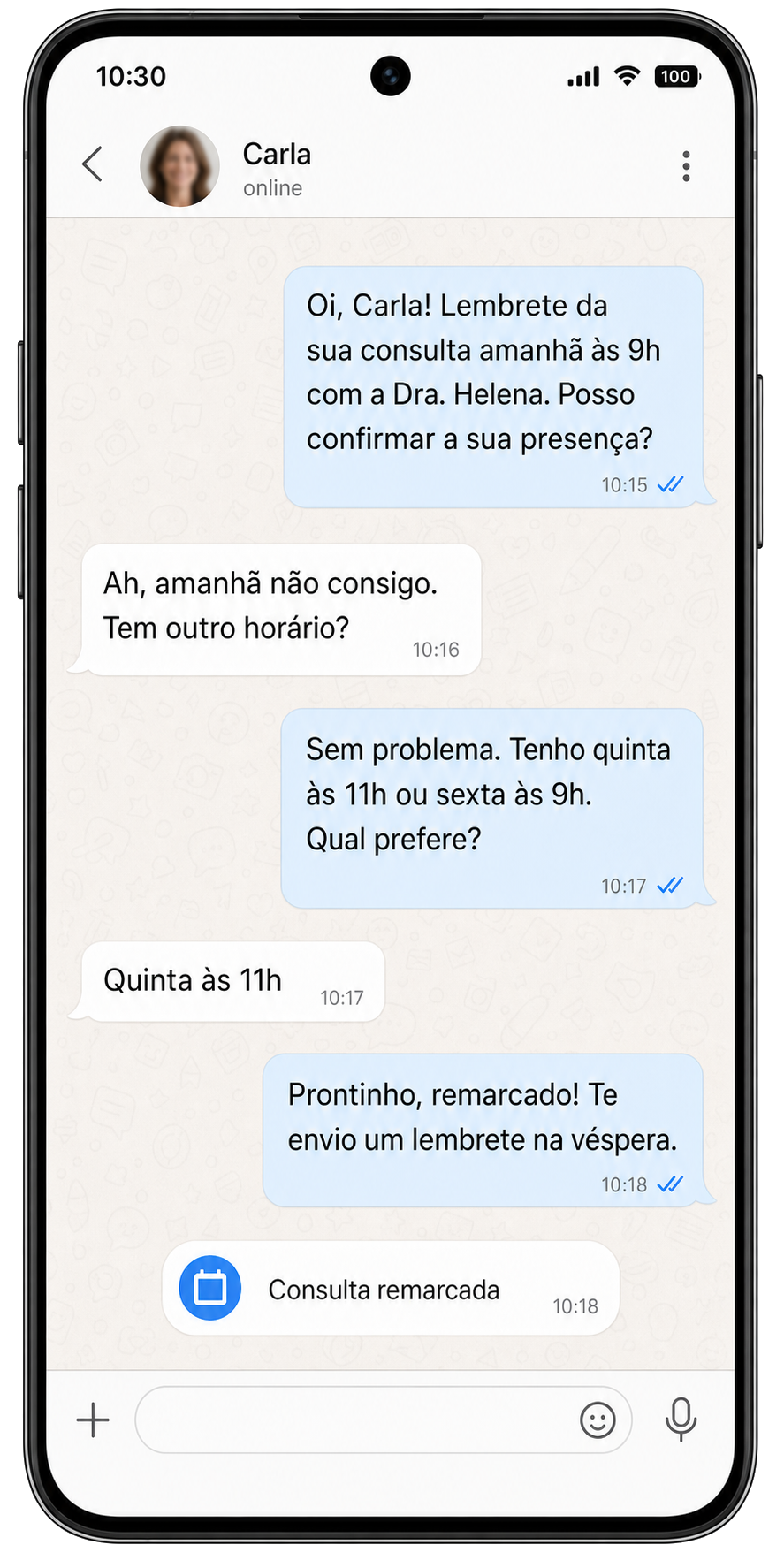 Conversa ilustrativa do Agente secretário da Grek